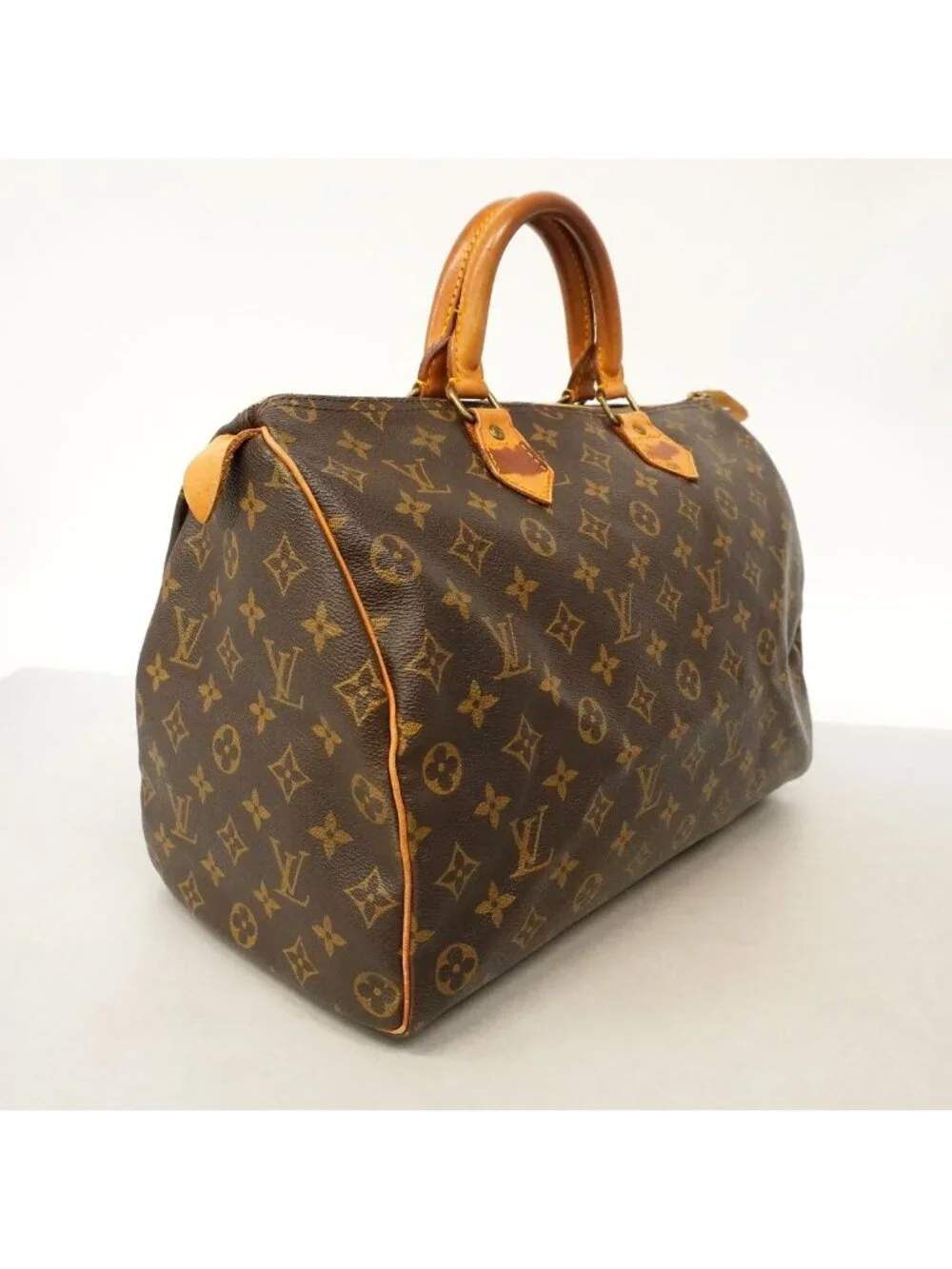 Louis Vuitton Handbag Monogram Speedy 35 Brown